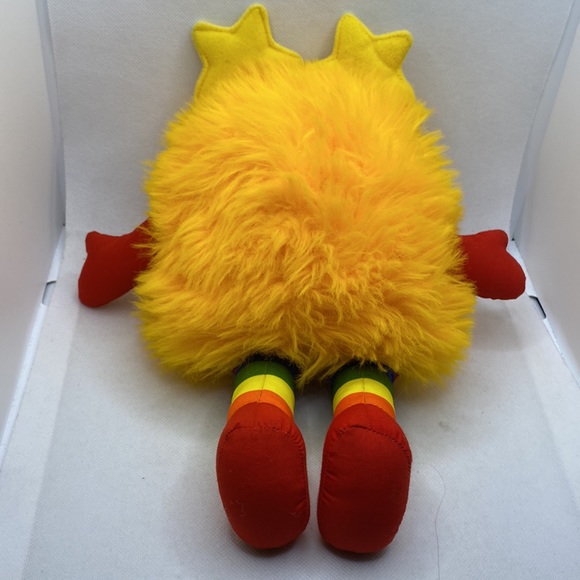 Rainbow Brite Orange Sprite Star Plush Stuffed Animal Toy Doll 12” Vintage - Picture 5 of 8
